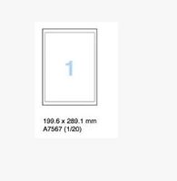 图片 安内斯透明标签A7567  20张/包