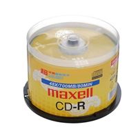 图片 麦克赛尔 刻录盘CD-R 50片/桶