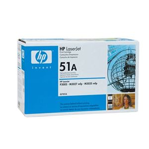 图片 HP 惠普 Q7551A 打印机墨粉硒鼓 6500页 黑色