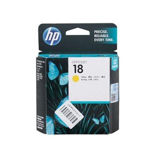 图片 HP 惠普 C4939A 18号墨盒 860页 黄色