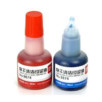 图片 得力印油9874 红色/蓝色