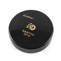图片 齐心强效速干印台B3705 直径8.5CM 红色
