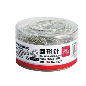 图片 得力0037 29mm镀镍回形针 
