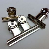 图片 得力6#圆形铁票夹19mm  9526