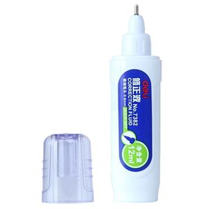 图片 得力7382修正液 修正用品 钢头修正液