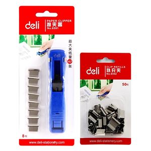 图片 得力推夹器 8591