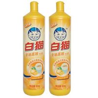 图片 白猫 去油高效无残留洗洁精厨房用品清新柠檬900g