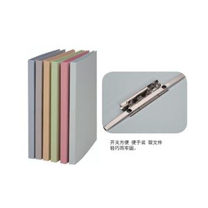 图片 东迅纸质文件夹 纸制2孔O型文件夹 东迅DX-FR401 打孔文件夹
