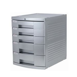 图片 树德银系五层 带锁文件柜  N2005Y A4