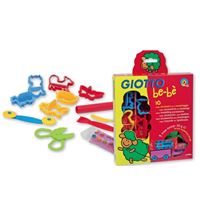 图片 GIOTTO-bebe奇乐 幼儿童无毒橡皮泥彩泥面团模具10件套装464200