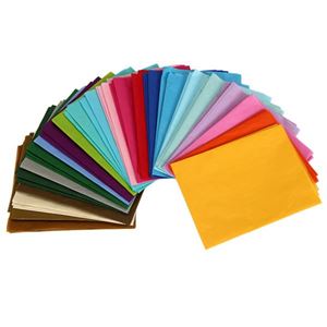 图片 Tissue paper彩色描图纸 彩色拷贝纸 灯笼纸 薄页纸10张/包  100张/包