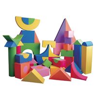 图片 特大多彩软体积木 儿童大型玩具 建构拼装幼儿园教具