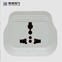 图片 突破美标转国标转换器旅行转换无线插头适用美国日本等TZ-33