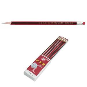 图片 中华(CHUNGHWA)木制铅笔 (HB，带橡皮头) #6151