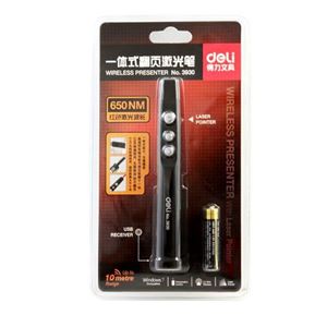 图片 得力可翻页激光笔 3930  红光