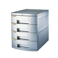 图片 树德银系四层带锁文件柜 N2004Y A4