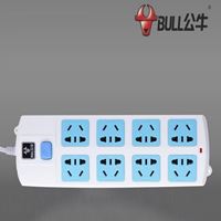 图片 公牛八联插座/Gongniu Surge Protectors GN-604 3米