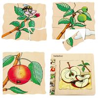 图片 Beleduc贝乐多幼儿多层5层拼图-苹果