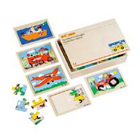 图片 educo 交通工具拼图盒   Ht Puzzle Case Vehicles