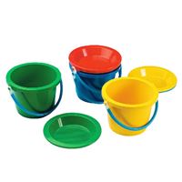 图片 educo 沙滩玩具 塑料沙漏/沙桶(共4色可选) 