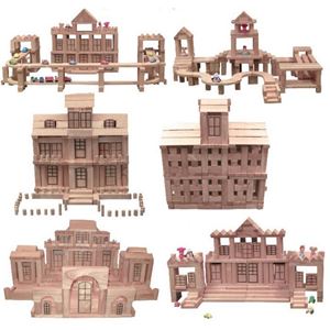 图片 DIY建构拼装积木 主题积木套装中班 橡木 428块装