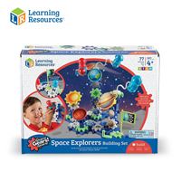 图片 Learning Resources Gears Space太空探险者玩具STEM拼装积木齿轮