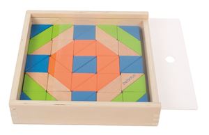 图片 beleduc 三角积木盒 彩色积木游戏盒 Triangle Blox 