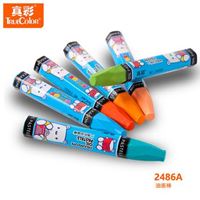 图片 真彩12色油画棒 2486A-12酷丫六角形油画棒 