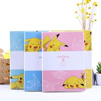 图片 得力胶套本p3272-01学生日记本皮卡丘系列卡通本32k