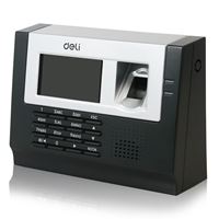 图片 得力(deli) 3975 高灵敏度语音指纹考勤机