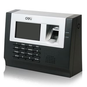 图片 得力(deli) 3975 高灵敏度语音指纹考勤机