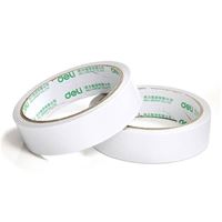 图片 得力 30407 棉纸双面胶带 24mmｘ10y袋装 1卷/袋