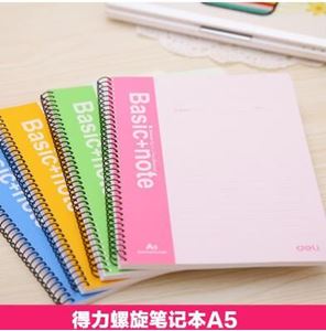 图片 得力螺旋装订本