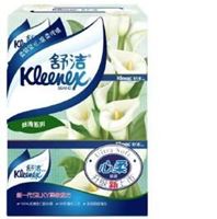 图片 舒洁马蹄莲盒装面纸 200 抽
