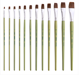 图片 狼毫油画笔 Long-handle Painting Brush