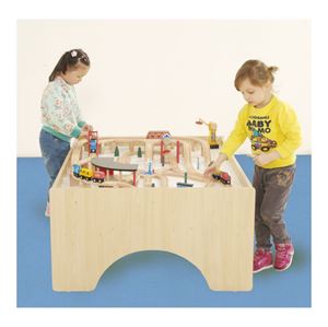 图片 蒙氏积木游戏桌-枫木  MS Block Playing Table(without trays)