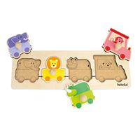 图片 大抓手拼图-动物火车  Animal Train Puzzle