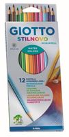 图片 Giotto Stinovo 12/24色纸盒装水溶彩色铅笔