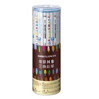 图片 教育系列三角转印涂头铅笔48支/筒 