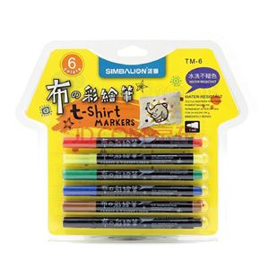 图片 TM6布的彩绘笔-6色 