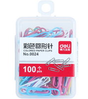 图片 得力 0024 彩色 回形针
