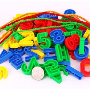 图片 认知动手训练串珠数字188片/包