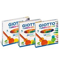 图片 Giotto Turbo Color 齐多细杆挂卡装水彩笔 071400 071500 071600