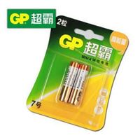 图片 超霸碱性电池(7# GP24A-L4 2节/卡) 