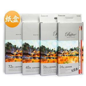图片 马可7120Raffine美术水溶性12色 24色 36色 48色 72色彩铅纸盒装