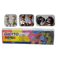 图片 齐多荧光色彩色橡皮泥 510800Giotto Pongo Soft