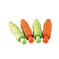 图片 Rubber Rolling Pins Patterned 花纹杆面棍