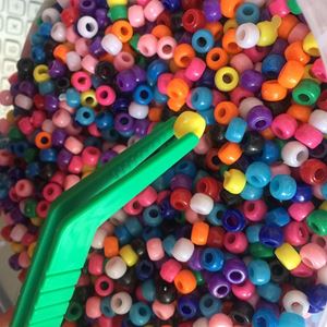 图片 幼儿园穿珠儿童手工串珠diy材料圆珠散珠玩具