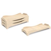 图片 Stackable Children Bed 木质堆叠床
