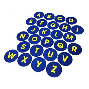 图片 9 寸 字母地标垫（26 个/ 套）